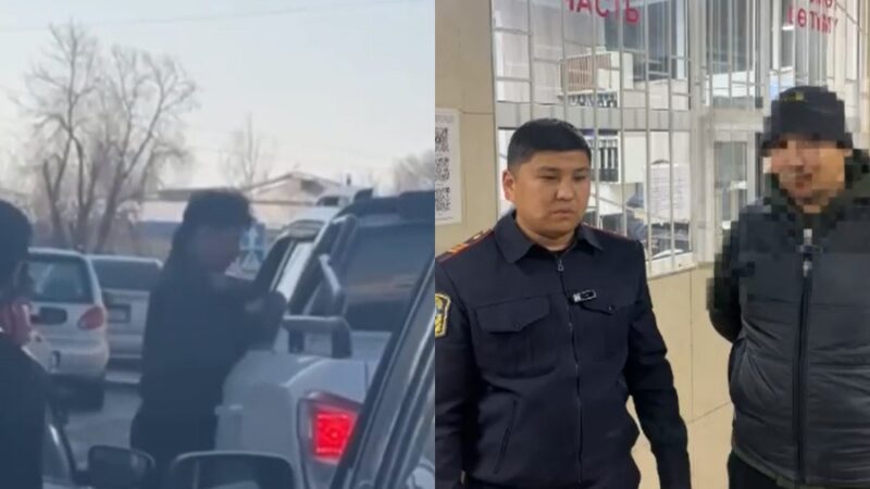 Сөгүнүп, агрессия көрсөткөн… Жол талашкан айдоочу кармалды