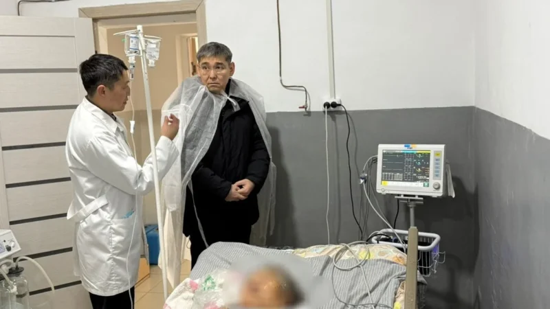 Кеминде жаңы төрөт үйү курулуп, дарыгерлер үчүн жатакана даярдалууда