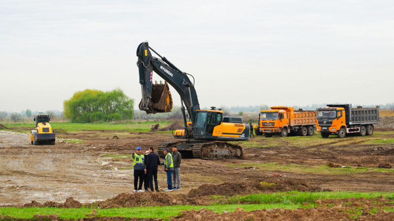 Новопавловкада Түндүк айланма жолго жанаша жол курулат