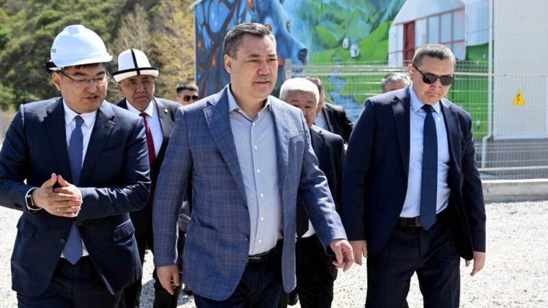 Садыр Жапаров: “Чакан ГЭСтер – Кыргызстандын энергетика саясатынын стратегиялык маанилүү багыттарынын бири”