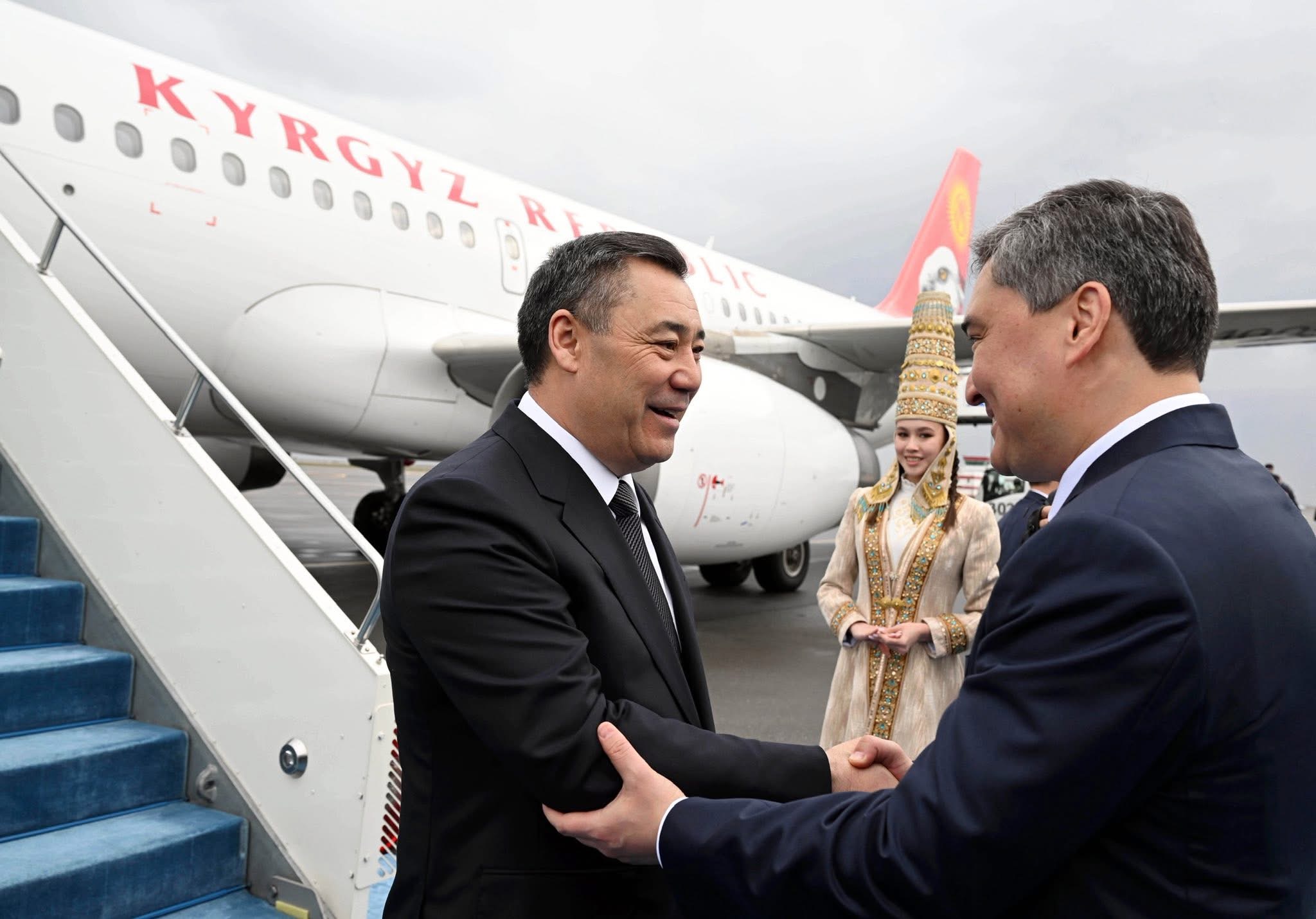 Президент Садыр Жапаров иш сапары менен Астана шаарына барды