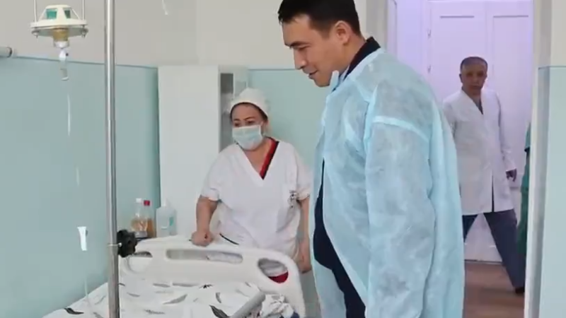 Иттер талаган баладан ооруканага жеткирген милиция кабар алды (ВИДЕО)