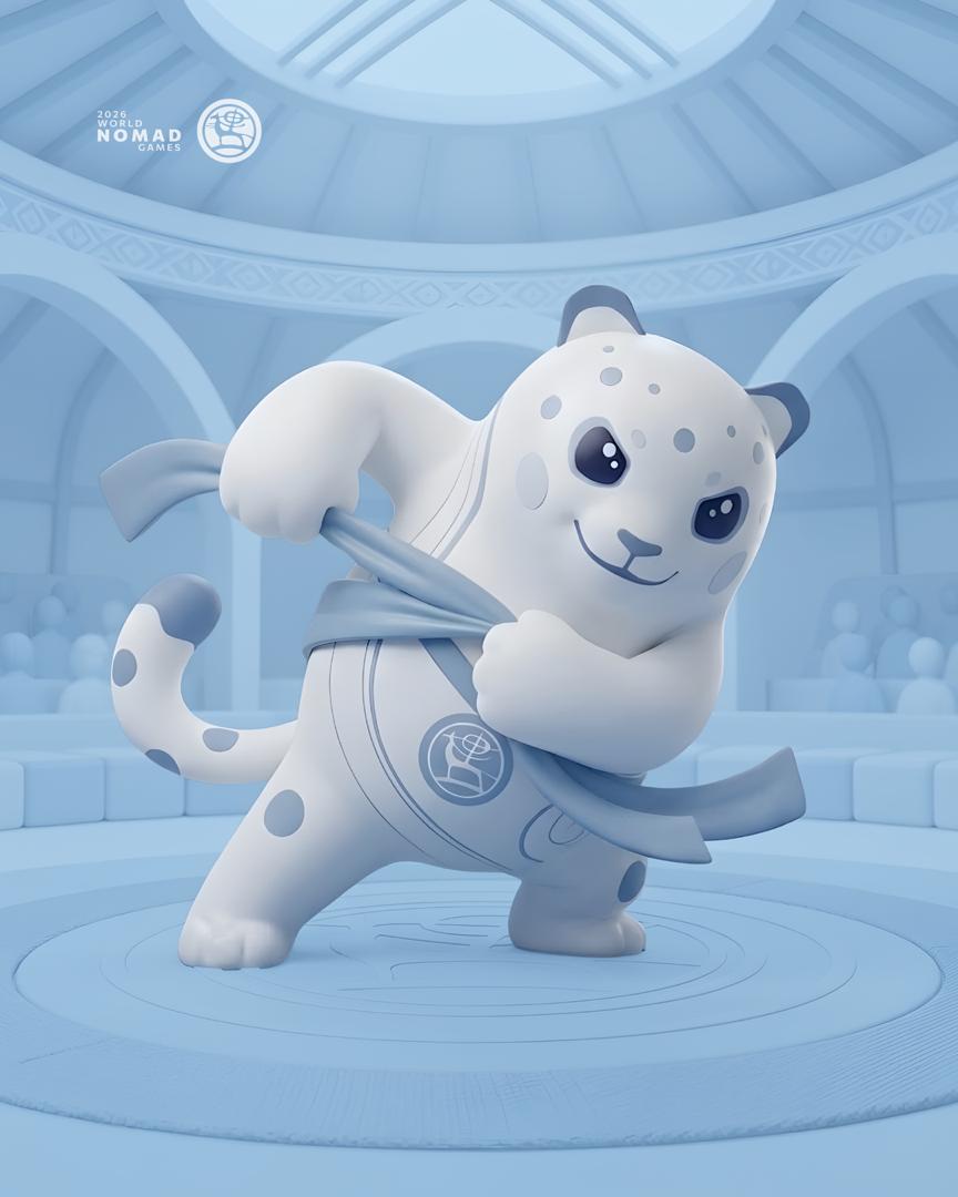 Ак илбирс Дүйнөлүк Көчмөндөр Оюндарынын тумары болуп тандалды