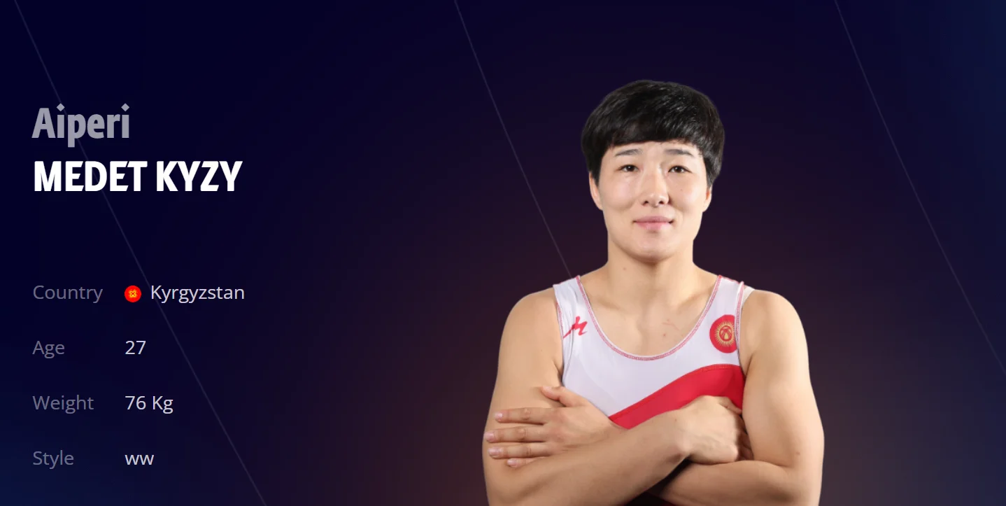 Айпери Медет кызы Дүйнөлүк күрөш уюмунун рейтингинде биринчи сапка жайгашты