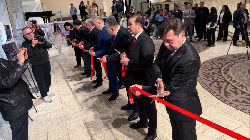 Улуттук Тарых музейинде “Жеңиш музейинин” “Элдердин трагедиясы” көргөзмөсү ачылды