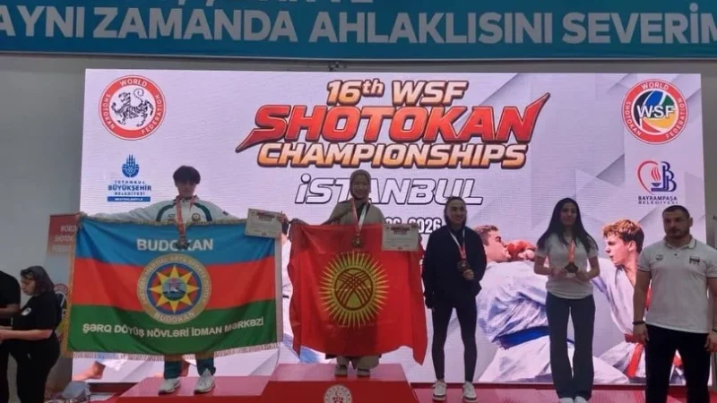 Кыргызстандын курамасы командасы каратэ боюнча дүйнө чемпионатында 4-орунду ээледи