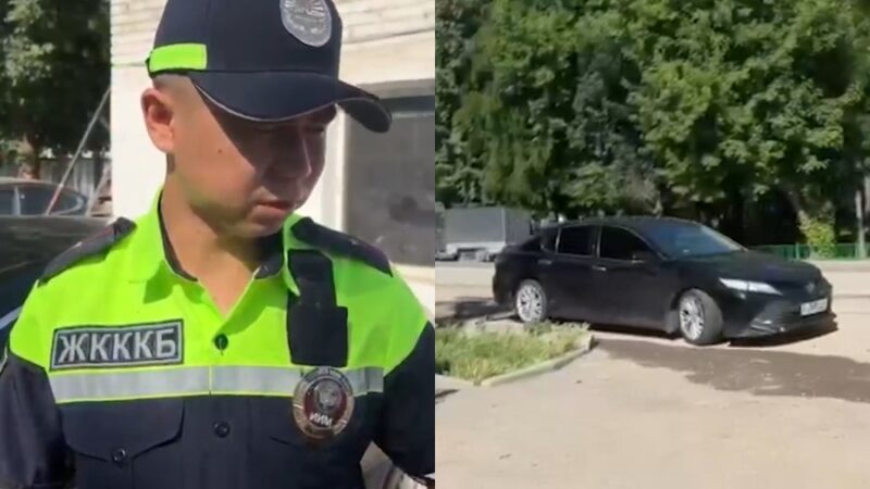 Документи жок рулга отурган бүтүрүүчү аныкталды (ВИДЕО)