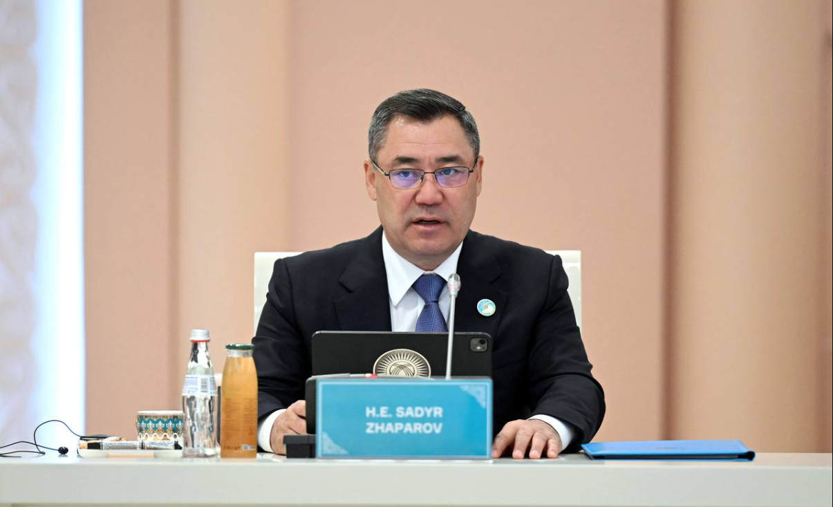 Садыр Жапаров Түрк мамлекеттер уюмунун саммитинде сөз сүйлөдү