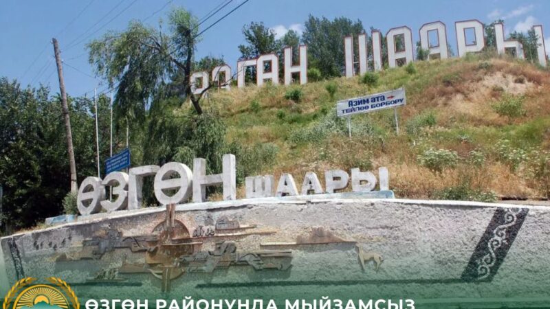 Өзгөндө мыйзамсыз курулуш үчүн 100 миң сом айып пул салынды