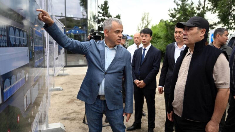 Садыр Жапаров Караколдогу балык чарба жана кеме куруу долбоорлору менен таанышты