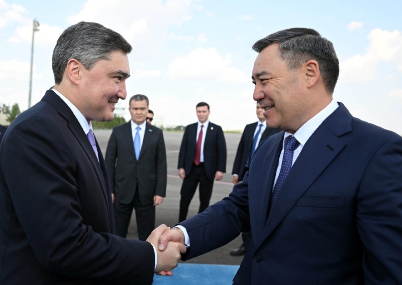 Садыр Жапаров “Келечек оюндары- 2026” мелдешинин аземине катышуу үчүн Астанага барды