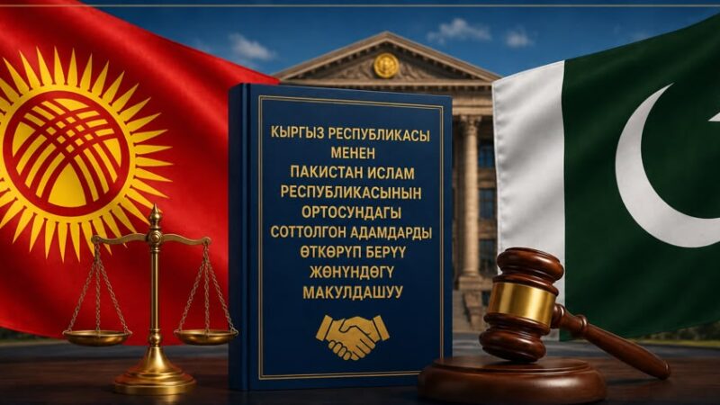 Кыргызстан менен Пакистан соттолгондорду өткөрүп берүү боюнча макулдашууну күчүнө киргизди