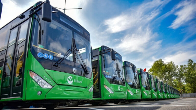 Бишкекте 16 автобустун жүрүү схемасы убактылуу өзгөртүлдү