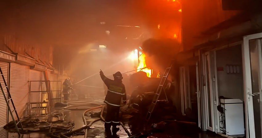 «Мадина» базарындагы өрттөн жабыркагандарга компенсация төлөнүп берилет