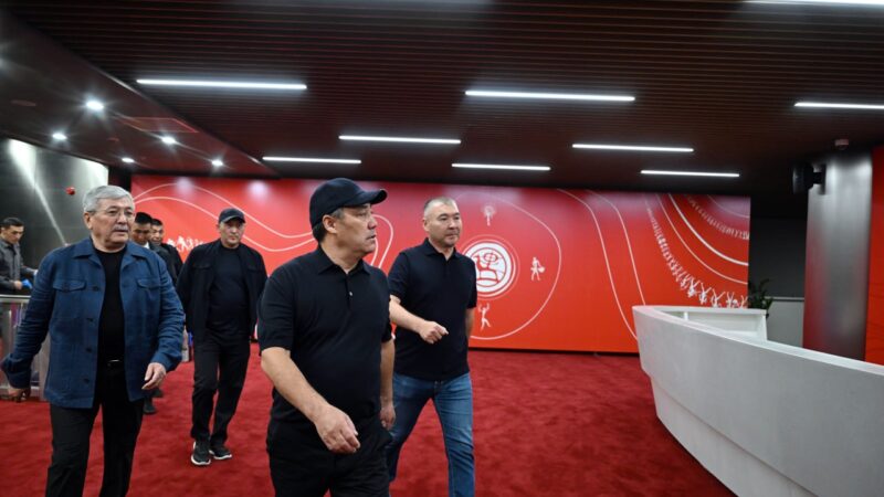 Садыр Жапаров Дүйнөлүк көчмөндөр оюндарынын ачылышына даярдыктын жүрүшү менен таанышты
