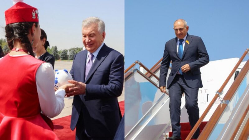Өлкөгө Өзбекстандын президенти жана Армениянын премьер-министри келди