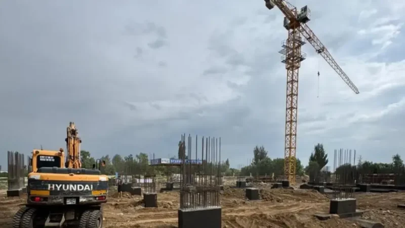 Караколдо 12 гектар жерге эл аралык деңгээлдеги спорт комплекси курулууда