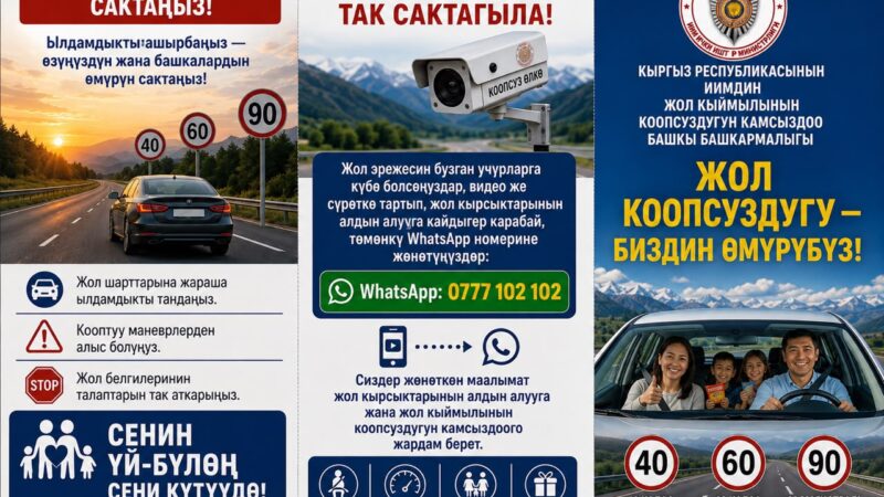«Жол коопсуздугу -биздин өмүрүбүз»