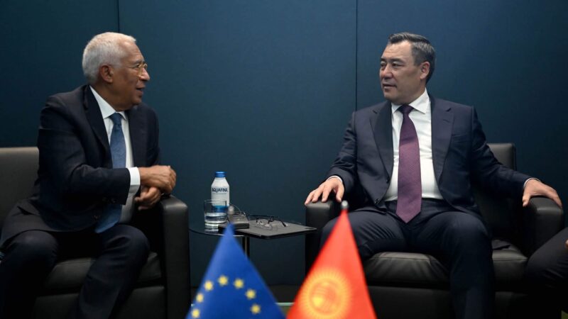 Садыр Жапаров Европа кеңешинин Президенти Антониу Кошта менен жолугушту