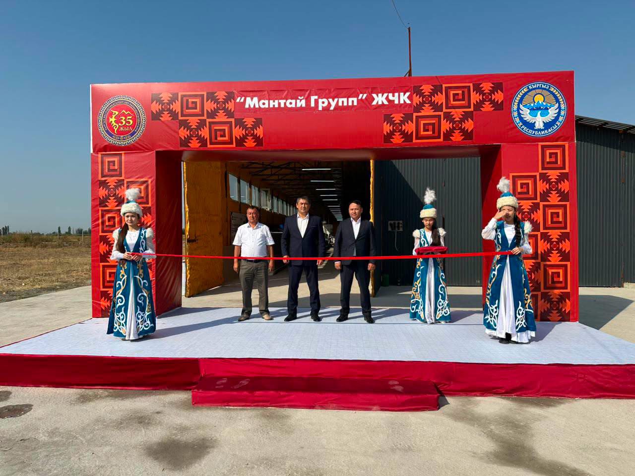Эгемендүүлүктүн 35 жылдыгына карата Ноокенде жаңы өндүрүш ишканасы ачылды