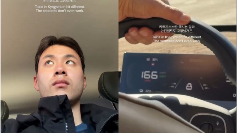Кыргызстандык айдоочу кореялык туристтин үрөйүн учурду