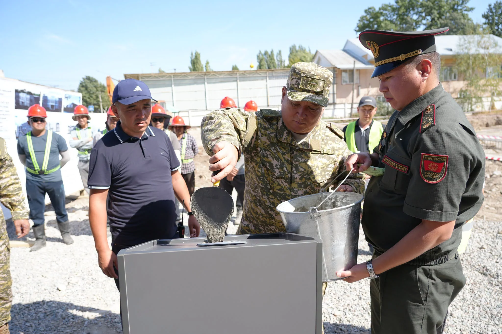 Таласта жаңы аскер комиссариатынын курулушу башталды