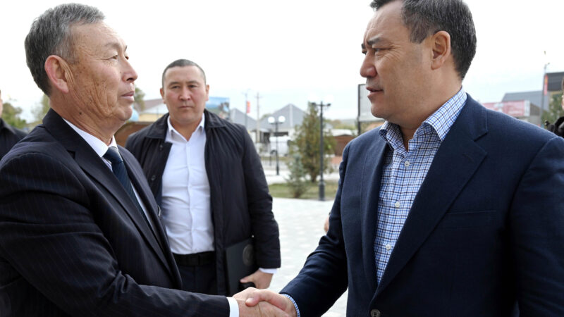 Президент Тогуз-Торонун социалдык-экономикалык өнүгүүсү менен таанышты