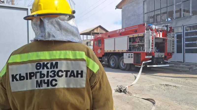 «Жунхай»  базарындагы ири өрт өчүрүлдү